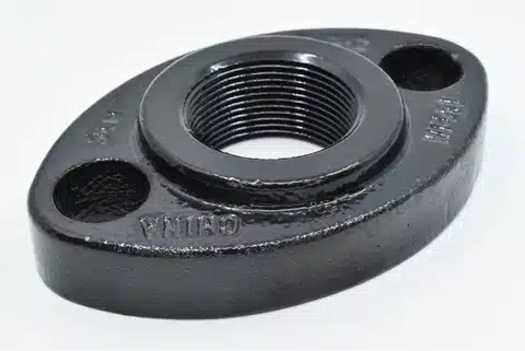 Cast Iron Threaded Flange Set (1.5 oval threaded) Cast Iron Threaded Flange Set (1.5 oval threaded)