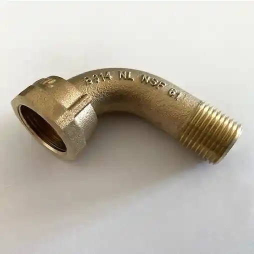 Bent threaded tailpiece